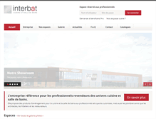 Tablet Screenshot of interbat.fr