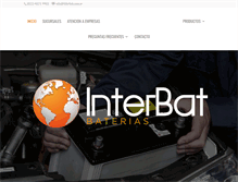 Tablet Screenshot of interbat.com.ar
